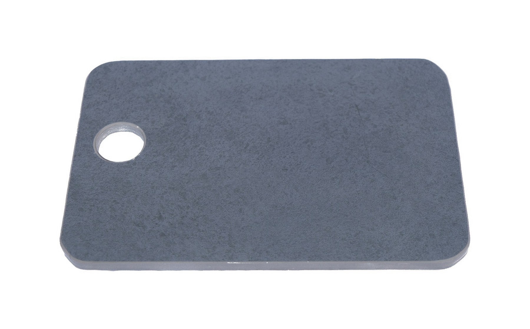 Tabla de picar FORNAX de porcelanato gris oscuro, pieza completa vista de frente