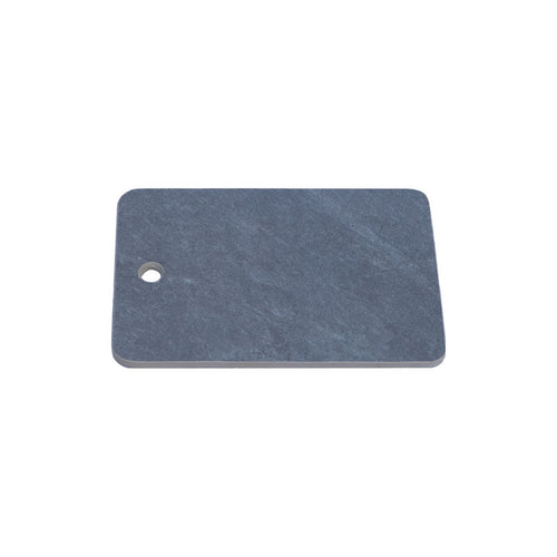 Tabla FORNAX de porcelanato gris oscuro, 30 × 20 cm, a escala real