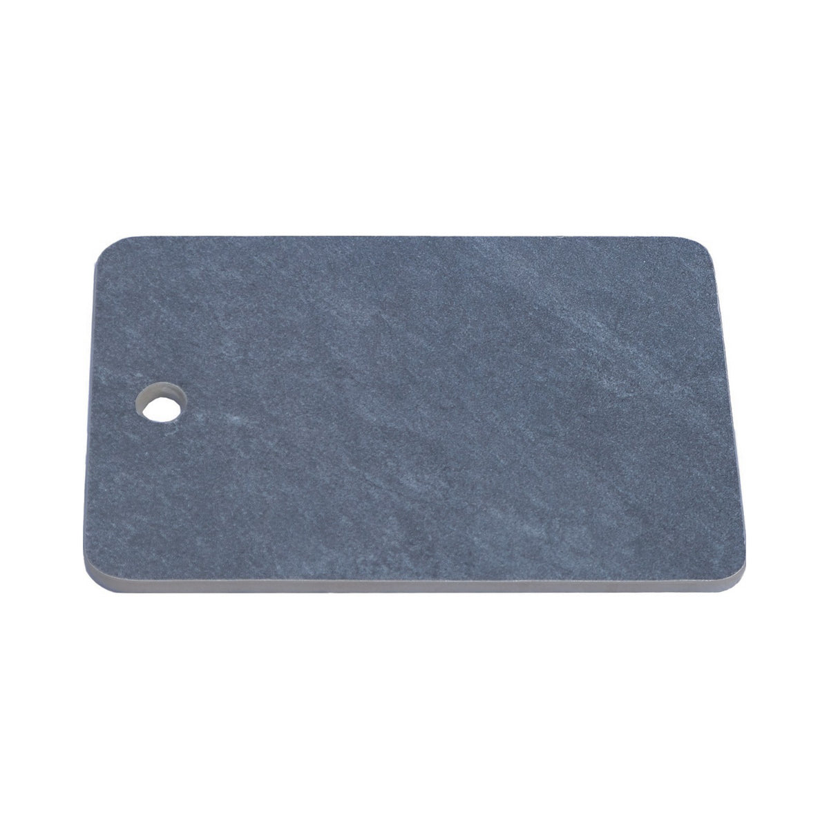 Tabla FORNAX de porcelanato gris oscuro, 30 × 40 cm, a escala real