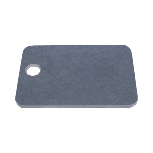Tabla FORNAX de porcelanato gris, 30 × 40 cm, a escala real