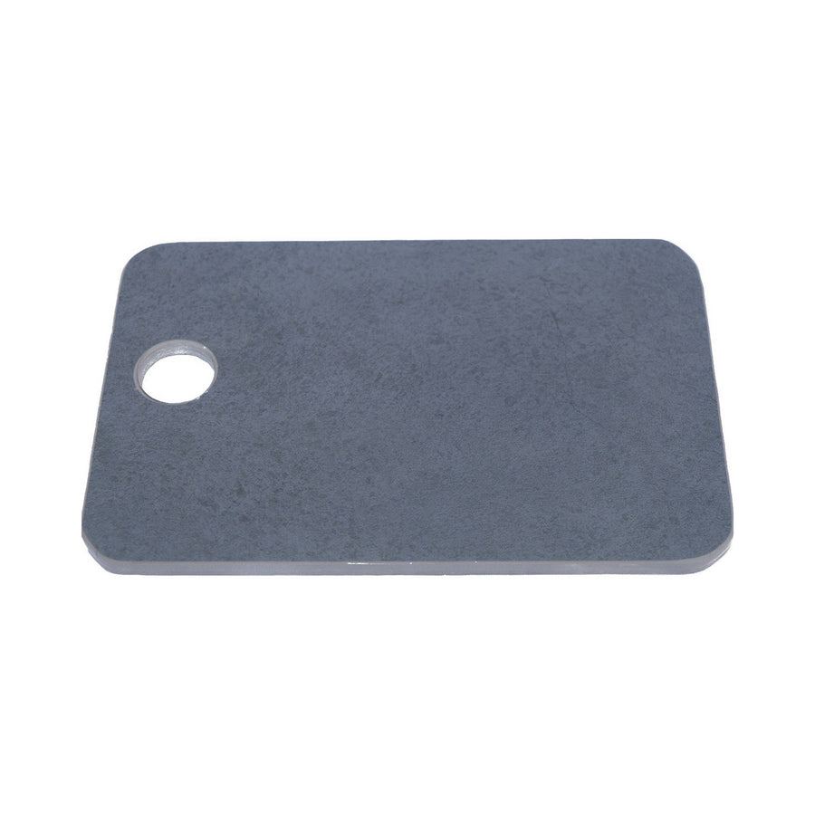 Tabla FORNAX de porcelanato gris, 30 × 40 cm, a escala real