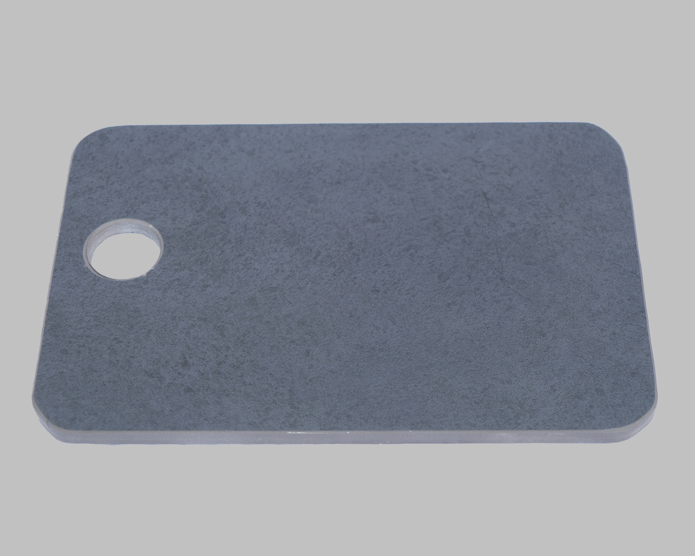Tabla FORNAX acabado gris, vista frontal